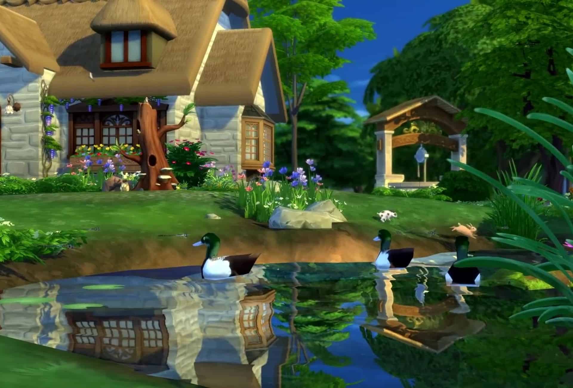 The sims cottage living