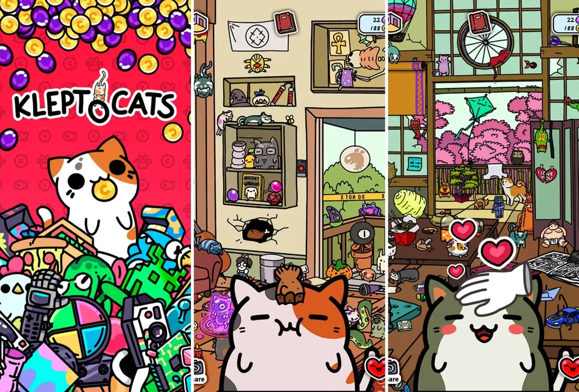 Klepto cats mobile game